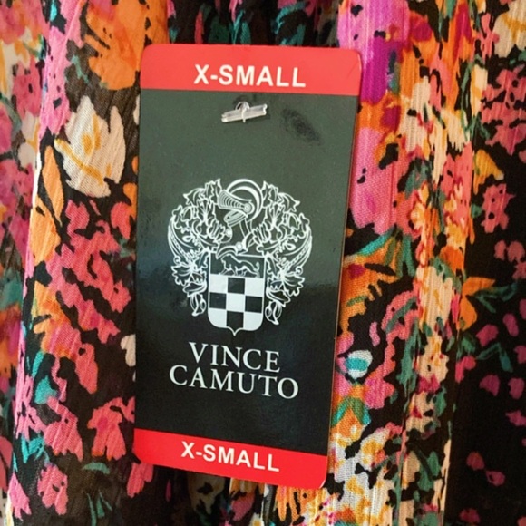 Vince Camuto Floral Babydoll Dress Size XS - Picture 10 of 15